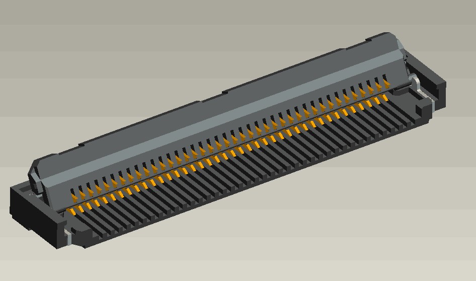 0.5mm Pitch FPC-CONN前掀蓋H1.8帶扣