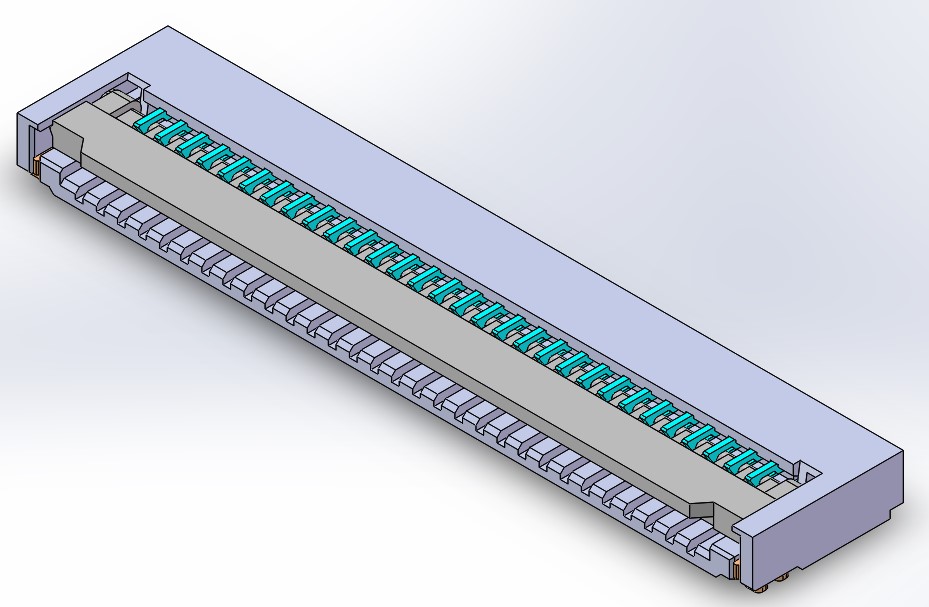 0.8mm Pitch FPC-CONN前掀蓋H2.0